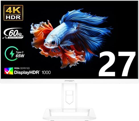 شاشة ألعاب الكمبيوتر INNOCN 32 بوصة Mini LED 4K 144 هرتز 3840 x 2160P 1ms IPS HDR1000 HDMI 2.1، 99% DCI-P3، اتصال USB من النوع C، حامل قابل للتعديل للارتفاع - أسود in Kuwait