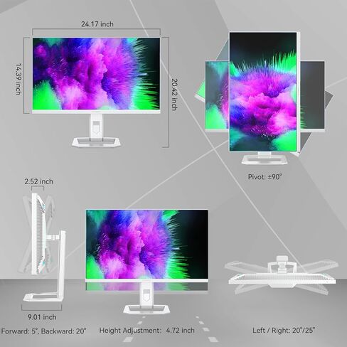 شاشة ألعاب الكمبيوتر INNOCN 32 بوصة Mini LED 4K 144 هرتز 3840 x 2160P 1ms IPS HDR1000 HDMI 2.1، 99% DCI-P3، اتصال USB من النوع C، حامل قابل للتعديل للارتفاع - أسود in Kuwait