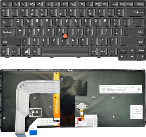 Replacement Keyboard for ThinkPad T460s T470s S2, US Layout Laptop Keyboard with Backlit, NOT fit Thinkpad T460 T460p T470 T470p in Saudi Arabia