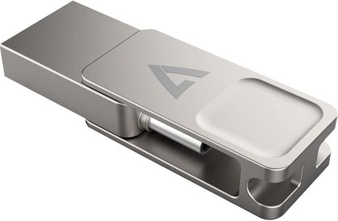 محرك أقراص فلاش V7 من النوع C ثنائي الأغراض USB-A 3.2 بسعة 128 جيجابايت in Kuwait