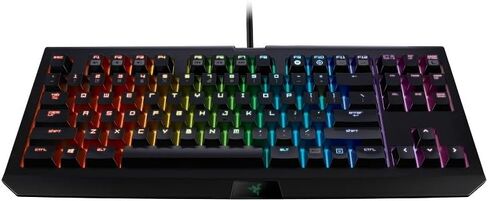 Razer RZ03-01430100-R3U1 BlackWidow Tournament Edition Chroma, Clicky RGB Mechanical Gaming Keyboard, Compact Layout - Green Switches in Saudi Arabia