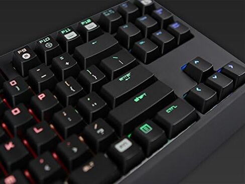 Razer RZ03-01430100-R3U1 BlackWidow Tournament Edition Chroma, Clicky RGB Mechanical Gaming Keyboard, Compact Layout - Green Switches in Saudi Arabia