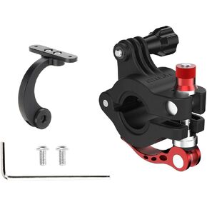 BTG DJI RC 2 Remote Control Holder on Bicycle Bike Mount Bracket for DJI Air 3/Mini 4 Pro Compatible with OSMO Action 4 3 Insta360 GoPro Camera Holder on Bike