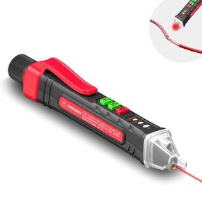 Voice broadcast voltage tester,Non Contact Voltage Tester,12V-1000V/48V-1000V Dual Range,electrical tester,Efficient Live/Hot Wire Tester,Wire Breakpoint Finder,Voltage tester with LED flashlight