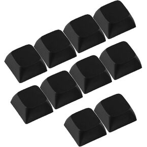 10PCs 1U XDA Profile Keycap Set Multi Color PBT Blank Keycaps Mechanical Keyboard Installation Dye Sublimated Keycaps