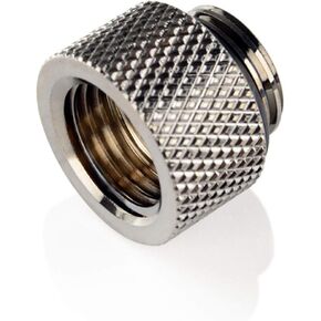 Bitspower G1/4" 10mm Male to Female Fitting, Black Sparkle