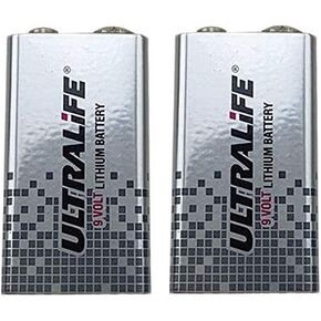 Original 2pcs U9VL-J-P for Drager Ventilator Etim FES Electric Stimulator Fluke Electric Meter Batteries 9V-9.5V Lithium Battery Ultralife in Kuwait