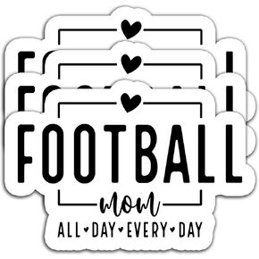 (3 قطع) ملصق كرة القدم MaMa ملصقات لكرة القدم للكتب وأجهزة الكمبيوتر المحمولة والأكواب وسجلات القصاصات والأكواب وزجاجات المياه والأوقد وحافظة الهاتف، ملصق فينيل مقاوم للماء لمحبي كرة القدم Mom Mama مقاس 3 بوصات × 2.2 بوصة in Kuwait