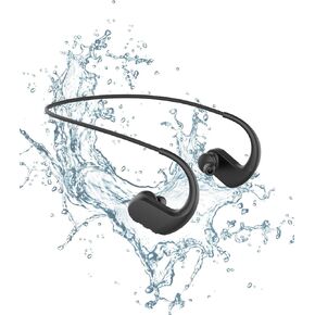 Bluetooth Headphones, Wireless Headphones with 15 Hours Playtime Bluetooth 5.3 Wireless Earbuds HD Deep Bass Stereo Sound Isolation IP68 Waterproof Earphones for Workout Running Sports(Black)
