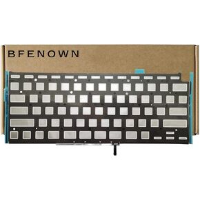 Replacement US Keyboard Backlight for MacBook Air Retina 13.3 inch M1 CPU A2337 MGN63LL/A MGND3LL/A MGNA3LL/A MGN93LL/A MGN73LL/A MGNE3LL/A EMC 3598 2020 Year Laptop