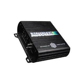 Autotek Street Machine SM-1200.4D 1200 وات مضخم صوت السيارة بأربع قنوات - خرج عالي، فئة D، 2، 4، أحادي الجسر عند 4 أوم ثابت، مدخل منخفض المستوى، مصدر طاقة Mosfet