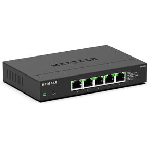 NETGEAR 5-Port Multi-Gigabit Ethernet Plus Switch (MS305E) - Managed with 5 x 1G/2.5G, Desktop or Wall Mount, and Limited 5 Year Protection