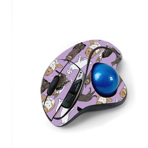 MightySkins Skin for Logitech M570 Wireless Trackball Mouse - Cat Chaos | Protective, Durable, and Unique Vinyl Decal wrap Cover | Easy to Apply, Remove, and Change Styles | Made in The USA