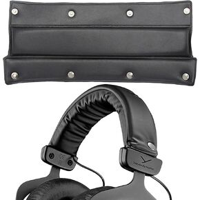 DT770 Headband Replacement DT990 Band Pad Cover Cushion Head Repair Parts Compatible with Beyerdynamic DT990 PRO, DT990, DT880, DT880 PRO, DT770, DT770 PRO, DT440 Headphones. (Black)