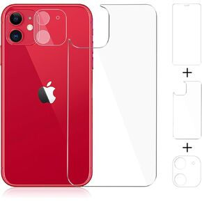 Beeyoka [3 Pack] Screen Protector for iPhone 11, iPhone 11 Camera Protector, iPhone 11 Front and Back Screen Protector Tempered Glass [Anti-Scratch] [New Version] Protective Film