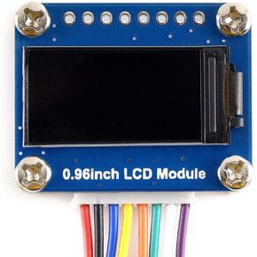 waveshare 0.96inch LCD Display Module IPS Screen 160x80 HD Resolution with Embedded Controller Communicating via SPI Interface Compatible with Raspberry Pi/Jetson Nano/STM32