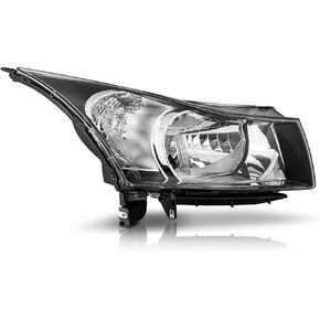Automotive Headlight Assemblies For 2011-2015 Chevy Cruze Diesel/2015 Cruze L Headlights Assembly Pair Headlamp Replacement For 11-15 Cruze/16 Limited with Black Housing Clear Reflector