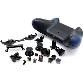 Blue Full Housing Shell Cover Set w/Thumbsticks Buttons Bumpers Replacement for Xboox One Slim Controller Model 1708