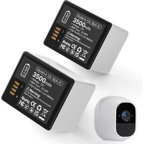 WAVYPO 2-Pack Battery for Arlo Pro, Arlo Pro 2, 3500mAh Replacement Rechargeable Battery for Arlo Pro Arlo Pro 2 Camera VMA4400 VMC4030 VM4230 VMS3230 VM4030 VM4030P