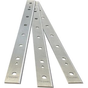 FOXBC 13 Inch Carbide Tipped Planer Blades Replacement for DeWalt DW735 DW735X Planer, Replace DW7352 - Set of 3