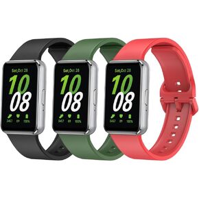 Compatible for Samsung Galaxy FIT 3 Watch Band, Silicone Breathable Quick Release Watch Strap Accessories for Samsung Galaxy FIT 3 SM-R390 Smartwatch