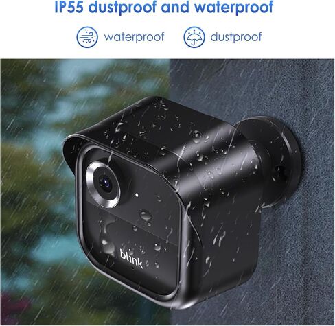 Lucrave Blink Outdoor Camera Mount, 360 Degree Adjustable Wall Mount Bracket, Compatible with Blink 4th and 3rd Gen Outdoor Camera, 3 Pack, Black in Saudi Arabia
