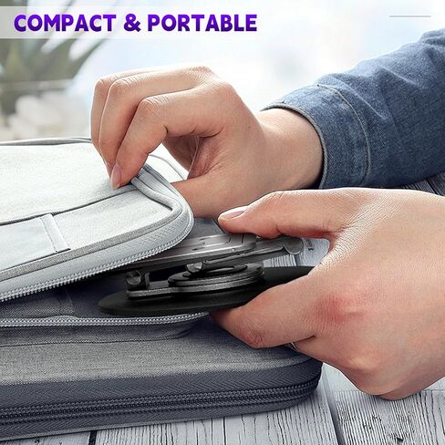 UCINNOVATE Cell Phone Stand for Desk, Adjustable Height and Angle Aluminum Charging Holder Dock for Magsafe Charger, Compatible with iPhone 15/14/13/12 Series[Charger Not Included] in Saudi Arabia