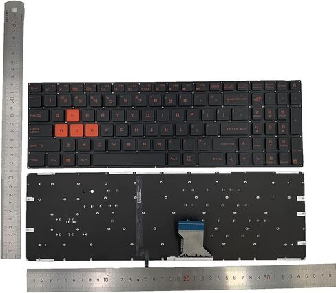 كمبيوتر محمول بديل بتصميم أمريكي مع لوحة مفاتيح بإضاءة خلفية لجهاز Asus Rog GL502 GL502V GL502VM GL502VT GL502VY GL502VS 0KNB0-662PLA00 0KN0-TD1LA13 9Z.N8SBU.C01 9Z.N8SB.C1D in Kuwait