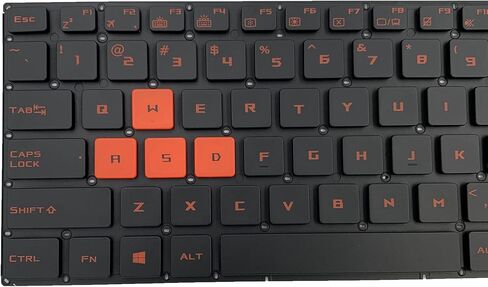 كمبيوتر محمول بديل بتصميم أمريكي مع لوحة مفاتيح بإضاءة خلفية لجهاز Asus Rog GL502 GL502V GL502VM GL502VT GL502VY GL502VS 0KNB0-662PLA00 0KN0-TD1LA13 9Z.N8SBU.C01 9Z.N8SB.C1D in Kuwait