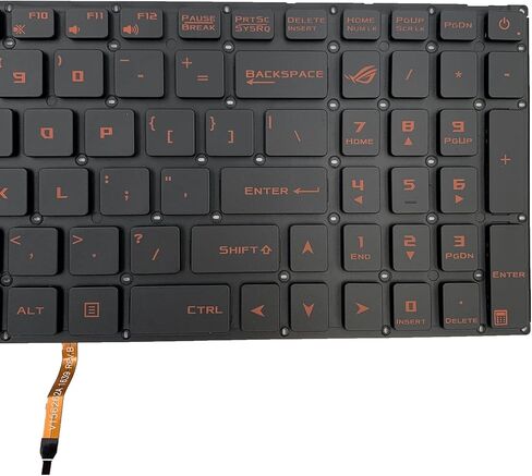 كمبيوتر محمول بديل بتصميم أمريكي مع لوحة مفاتيح بإضاءة خلفية لجهاز Asus Rog GL502 GL502V GL502VM GL502VT GL502VY GL502VS 0KNB0-662PLA00 0KN0-TD1LA13 9Z.N8SBU.C01 9Z.N8SB.C1D in Kuwait