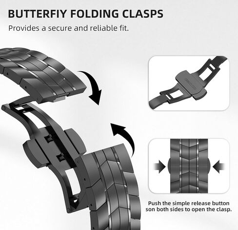 Titanium Band for Apple Watch Ultra 2&1-Grade 2 Titanium Band -Durable Lightweight Titanium Strap for Apple Watch Series 9 8 7 6 5 4 Men (49mm 45mm 44mm 42mm) in Saudi Arabia