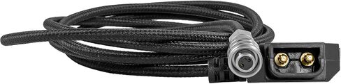KONDOR BLUE 48 بوصة D-Tap/P-Tap إلى 2-Pin Weipu Style Braided Power Supply Cable | متوافق مع العديد من خيارات بطارية قابس DC بما في ذلك BMPCC 4K/6K، وسلسلة Sony NP، وMOZA Air 2 | أسود in Saudi Arabia