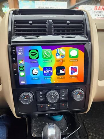 راديو سيارة 2G+64G لسيارة Ford Escape 2007-2012 / Mazda Tribute Android 13 CAR Stereo Wireless Carplay Android Auto، Rimoody شاشة لمس 9 بوصة GPS مرآة رابط بلوتوث FM/RDS HiFi WiFi كاميرا احتياطية in Saudi Arabia