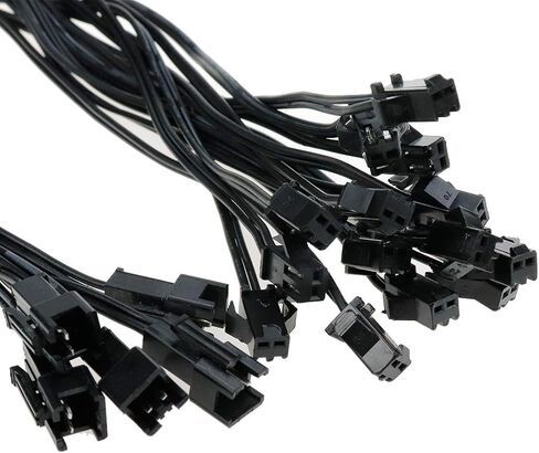 Modengzhe 5 Pcs 4-Way EL Splitter Cable, One Male to Quad Female EL Wire for Neon Lights Battery Pack, 14.9 Inches in Saudi Arabia