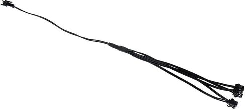 Modengzhe 5 Pcs 4-Way EL Splitter Cable, One Male to Quad Female EL Wire for Neon Lights Battery Pack, 14.9 Inches in Saudi Arabia
