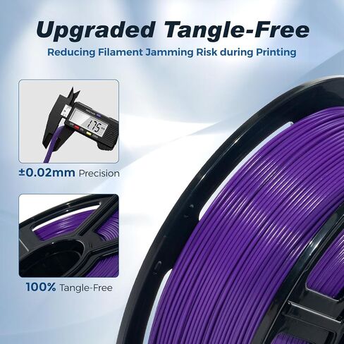 FLASHFORGE HS PLA Filament 1.75 مم 1 كجم بكرة، طباعة عالية السرعة 500 مم/ثانية، معززة ببريق فائق النعومة، متوافق مع الفوهات ≥0.25 مم للحصول على جودة طباعة استثنائية (أزرق لؤلؤي الجنطيانا) in Saudi Arabia
