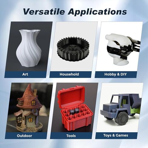 FLASHFORGE HS PLA Filament 1.75 مم 1 كجم بكرة، طباعة عالية السرعة 500 مم/ثانية، معززة ببريق فائق النعومة، متوافق مع الفوهات ≥0.25 مم للحصول على جودة طباعة استثنائية (أزرق لؤلؤي الجنطيانا) in Saudi Arabia