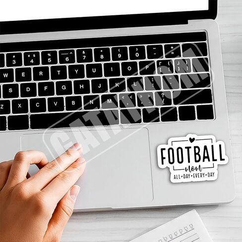 (3PCS) Football MaMa Sticker Football Stickers Decals For Books,Laptops, Tumblers, Scrapbooks, Cups, Water Bottbles, Kindles, Phone Case, Waterproof Vinyl Decal for Mom Mama Football Lovers 3" x 2.2 " in Kuwait