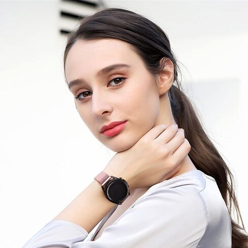 Metal Bands Compatible with Samsung Galaxy Watch 5 Band 40mm 44mm, Galaxy Watch 5 Pro Bands 45mm, 20mm Stainless Steel Replacement Strap for Galaxy Watch 5 Band Women Men in Kuwait