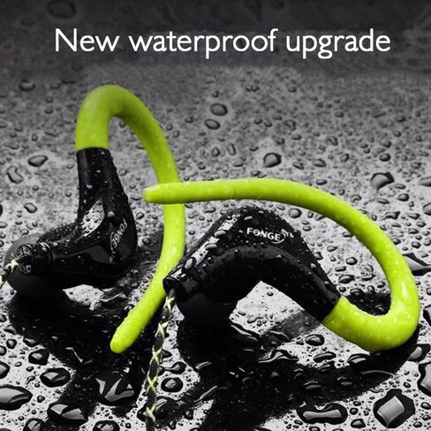 Docooler Wired in-Ear Waterproof Earphones Ear Hook Earbuds Stereo Super Bass Headphones Sport Headset with Mic Black in Kuwait