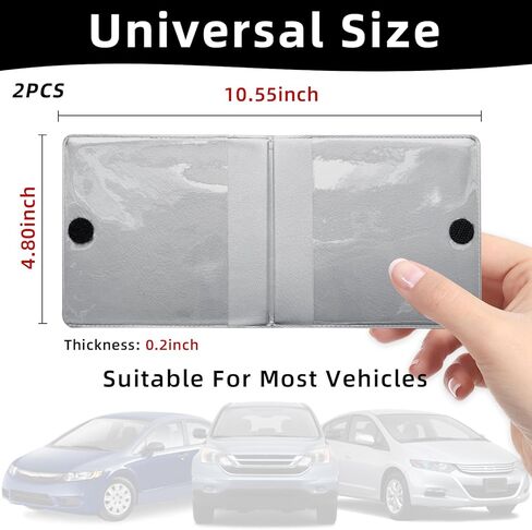 Augeny 2PCS Car Registration and Insurance Holder, Auto Essential Glove Box Organizer for Driver License Document, Vehicle Paperwork Case Wallet with Closure for Men Women(Gold Printing, Blue) in Saudi Arabia