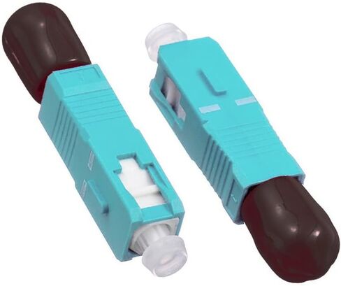 2 قطعة محول ST إلى SC، متعدد الأوضاع OM3 50/125um ST/UPC أنثى إلى SC/UPC ذكر بسيط موصل محول الألياف البصرية الهجين in Kuwait