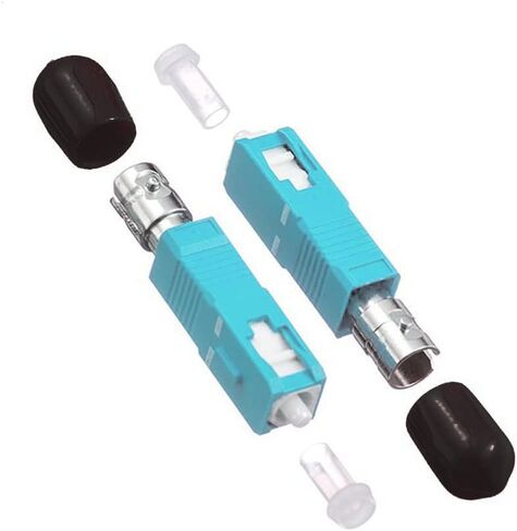 2 قطعة محول ST إلى SC، متعدد الأوضاع OM3 50/125um ST/UPC أنثى إلى SC/UPC ذكر بسيط موصل محول الألياف البصرية الهجين in Kuwait