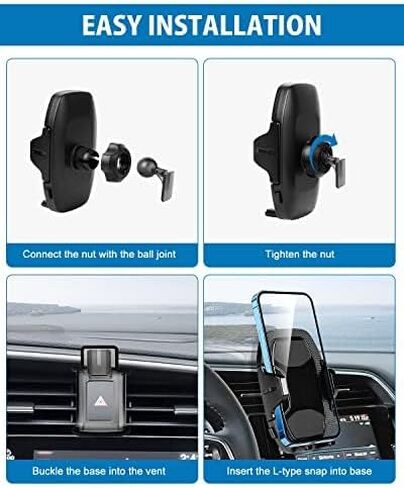 Cartist Car Phone Holder Mount Compatible with Honda Civic 2016-2021 Accessories Adjustable Air Vent Mount Hands Free Holder Cradle Compatiable with All Smartphones in Saudi Arabia