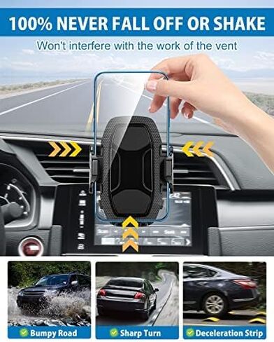 Cartist Car Phone Holder Mount Compatible with Honda Civic 2016-2021 Accessories Adjustable Air Vent Mount Hands Free Holder Cradle Compatiable with All Smartphones in Saudi Arabia