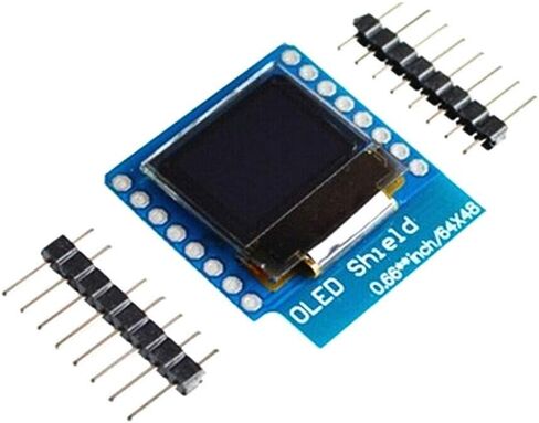 Gump's grocery OLED Shield for WeMos D1 Mini 0.66" inch 64X48 IIC I2C for Arduino Compatible in Saudi Arabia