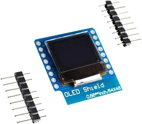 Gump's grocery OLED Shield for WeMos D1 Mini 0.66" inch 64X48 IIC I2C for Arduino Compatible in Saudi Arabia