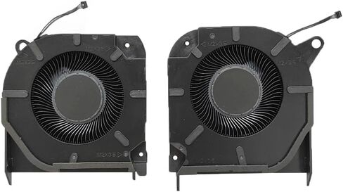 مروحة تبريد جديدة متوافقة مع وحدة المعالجة المركزية ووحدة معالجة الرسومات HP OMEN 9 Slim 16-U 16-WF 16-WD 16-XF TPN-C167 TPN-C170 N43727-001 EG75071S1-C320-S9A EG75071S1-C330-S9A MG75091V1-C200-S9A MG75091 V1- مروحة C210-S9A DC12V in Saudi Arabia
