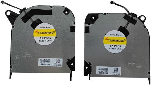 مروحة تبريد جديدة متوافقة مع وحدة المعالجة المركزية ووحدة معالجة الرسومات HP OMEN 9 Slim 16-U 16-WF 16-WD 16-XF TPN-C167 TPN-C170 N43727-001 EG75071S1-C320-S9A EG75071S1-C330-S9A MG75091V1-C200-S9A MG75091 V1- مروحة C210-S9A DC12V in Saudi Arabia