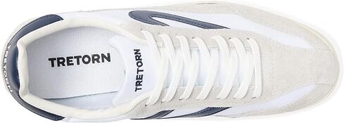 أحذية رياضية نسائية كاجوال وعصرية من الجلد من TRETORN باللون الأبيض 9.5 in Kuwait